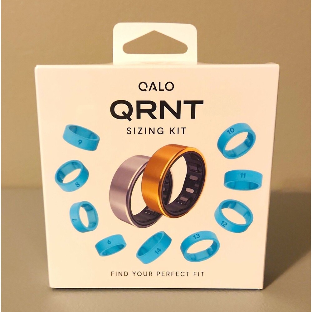 QALO QRNT Smart Ring Sizing Kit Unisex Adults Finger Fit Guide